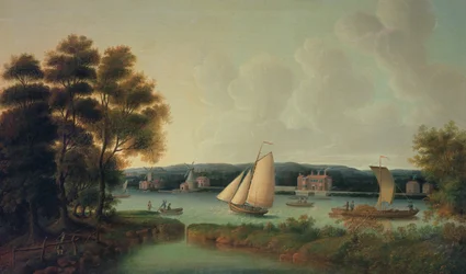 Het Union Jacht bij Battersea, ca. 1750